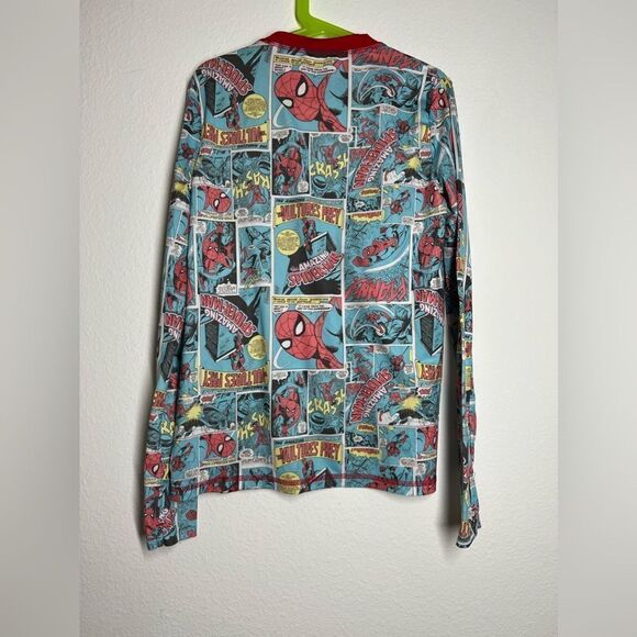 Spider-Man Spider-Man Boys' Sleepwear size L boys sweatshirt pyjama comics - Picture 2 of 8